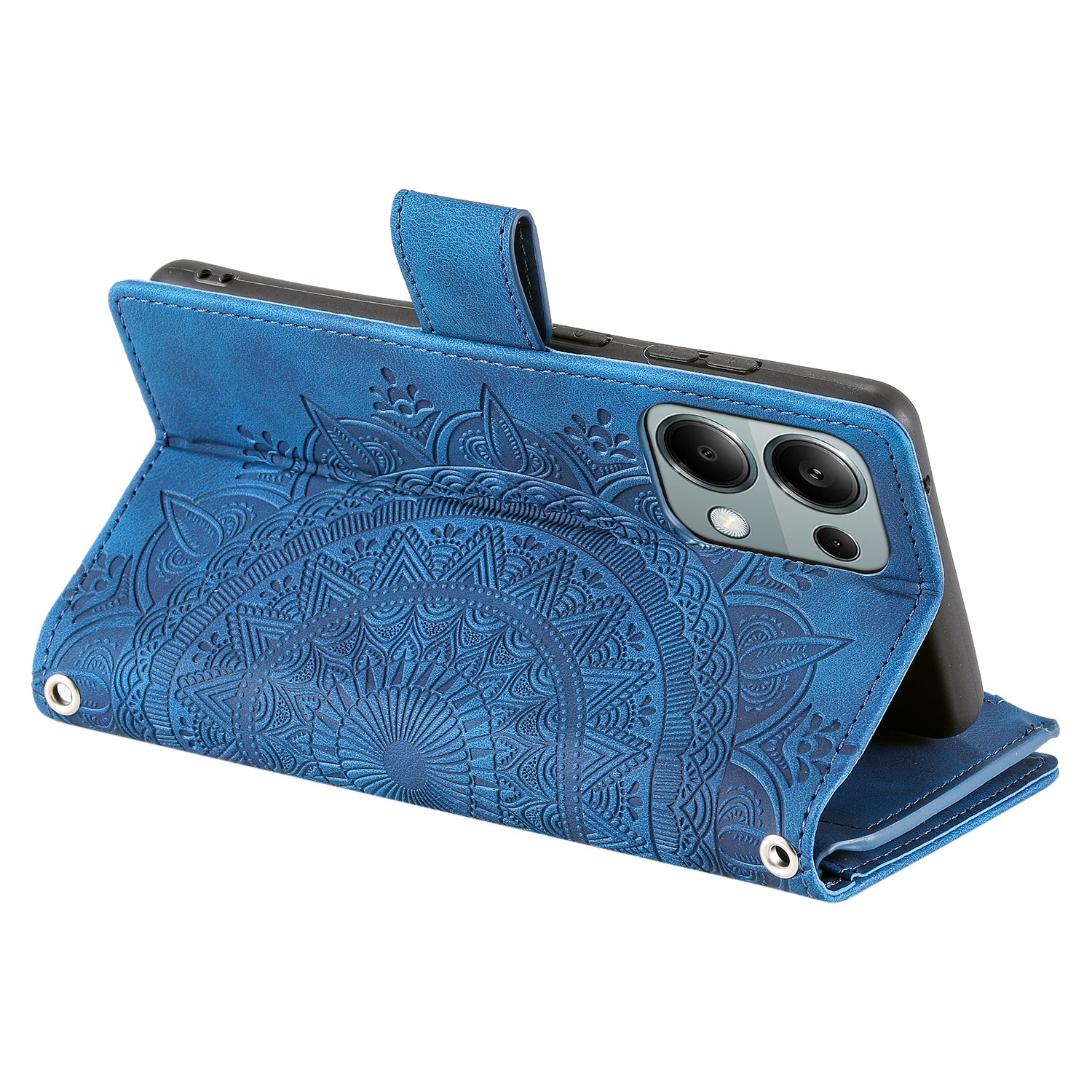 For Xiaomi Redmi Note 13 Pro 5G / Poco X6 5G Case Mandala Zipper Pocket Flip Leather Phone Cover with Strap For Xiaomi Redmi Note 13 Pro 5G / Poco X6 5G Case Mandala Zipper Pocket Flip Leather Phone Cover with Strap